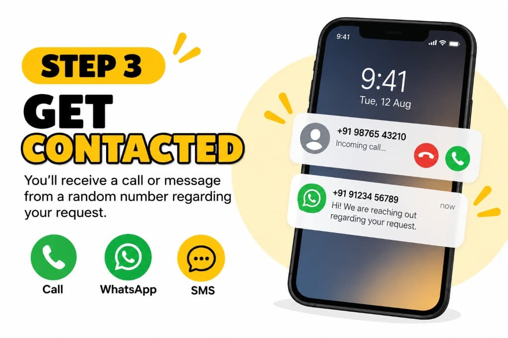 Driver receiving vehicle notification via Setu QR tag